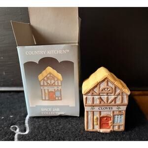 1994 country kitchen spice jar collection *CLOVES* with original box